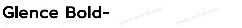 Glence Bold字体转换
